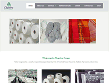 Tablet Screenshot of chandragroup.com